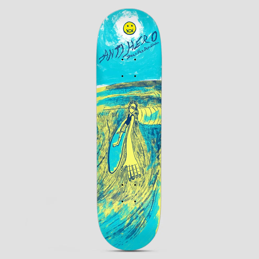 Anti Hero Daan Van Der Linden 'Expressions' 8.28" (Blue) Deck