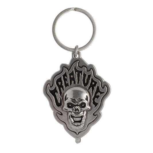 Creature Keychain	Bonehead Flame	Antique Nickel