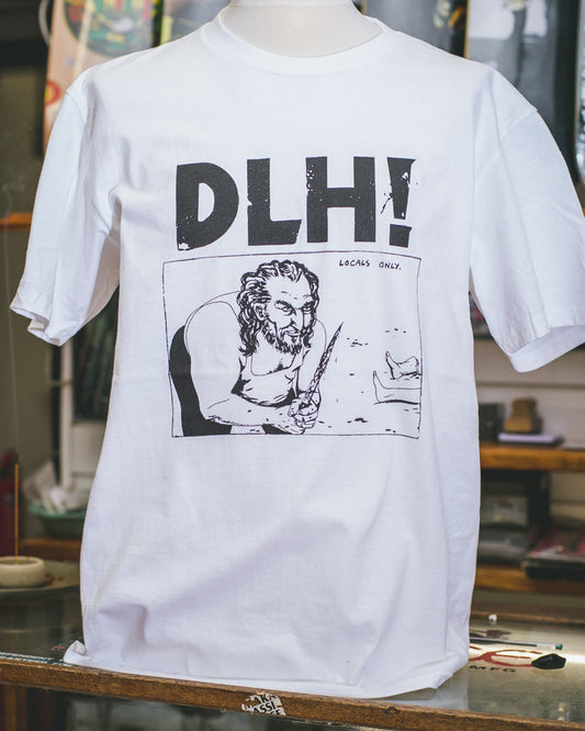 DLH  Locals Only White T-Shirt