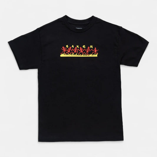Baker Skateboards Dancing Skellies T-Shirt