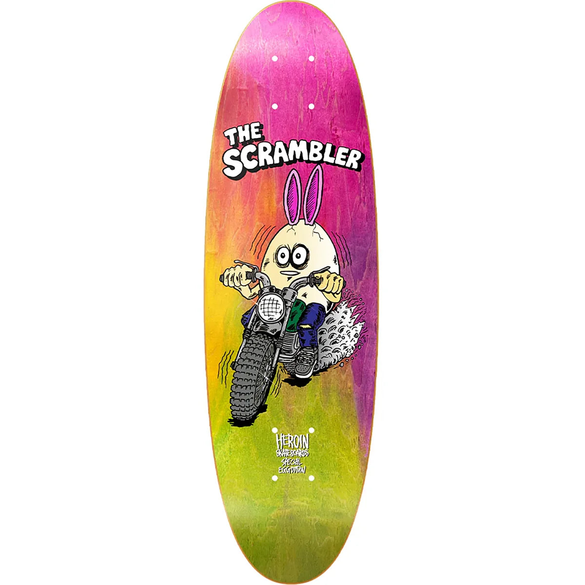 Heroin 'Scrambler' Egg 7.88" Deck