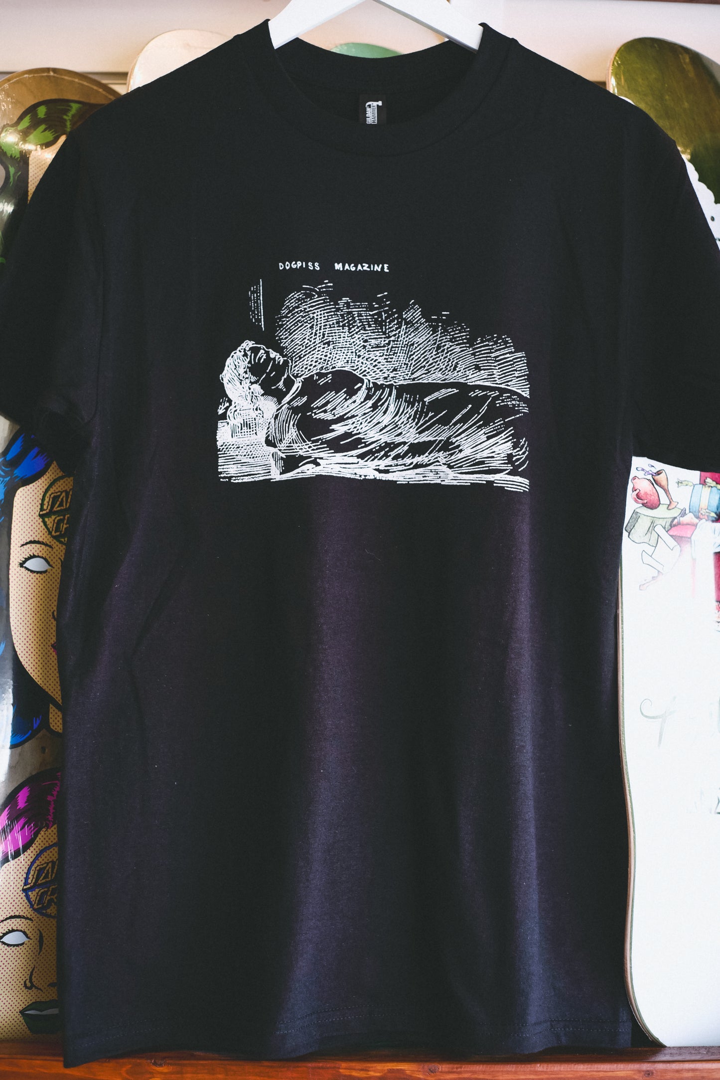 Dogpiss Magazine Mitre Square Victim Black T-Shirt