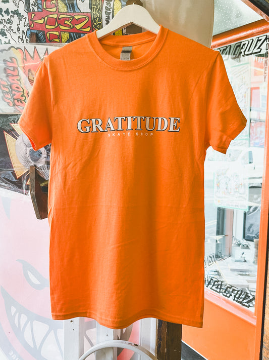 Gratitude Skateshop OG Tangerine/White/Black