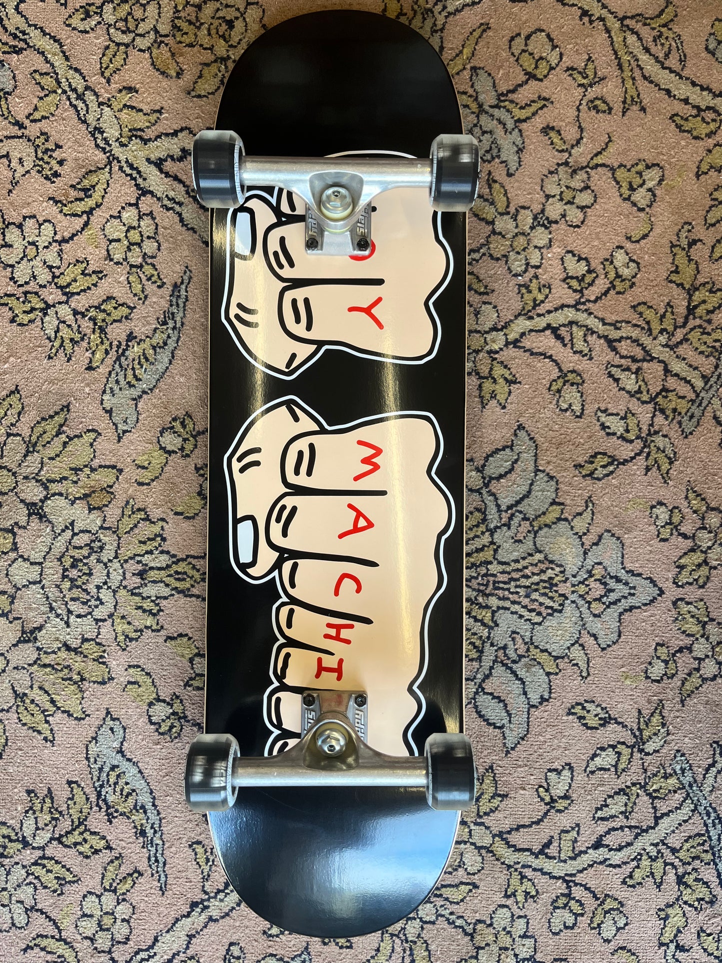 Toy Machine 'Fist' 8.5" Complete with Slappy Trucks and Ricta Wheels