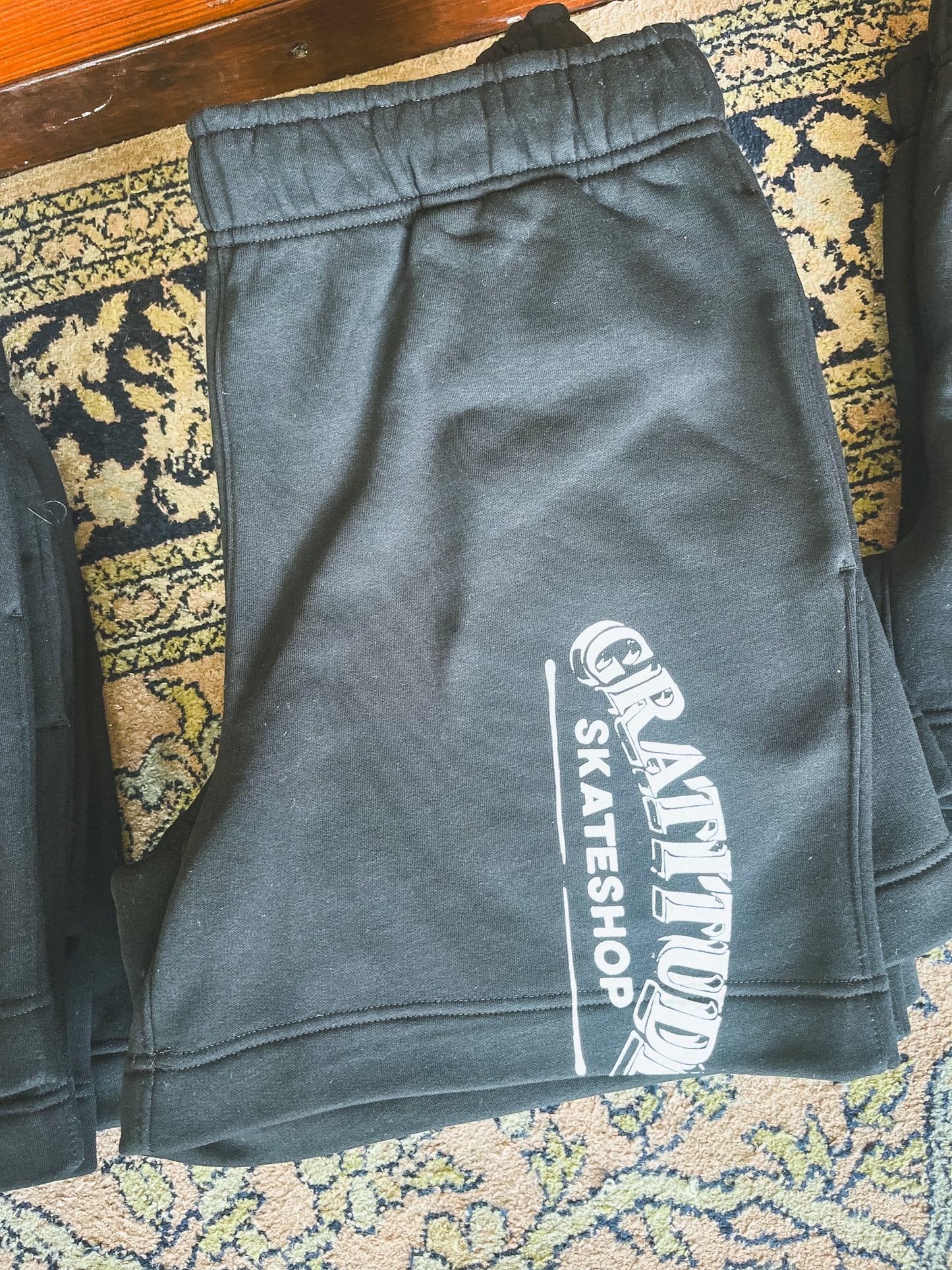 Gratitude Skateshop Mr Finbar Misregistered Sweat Shorts