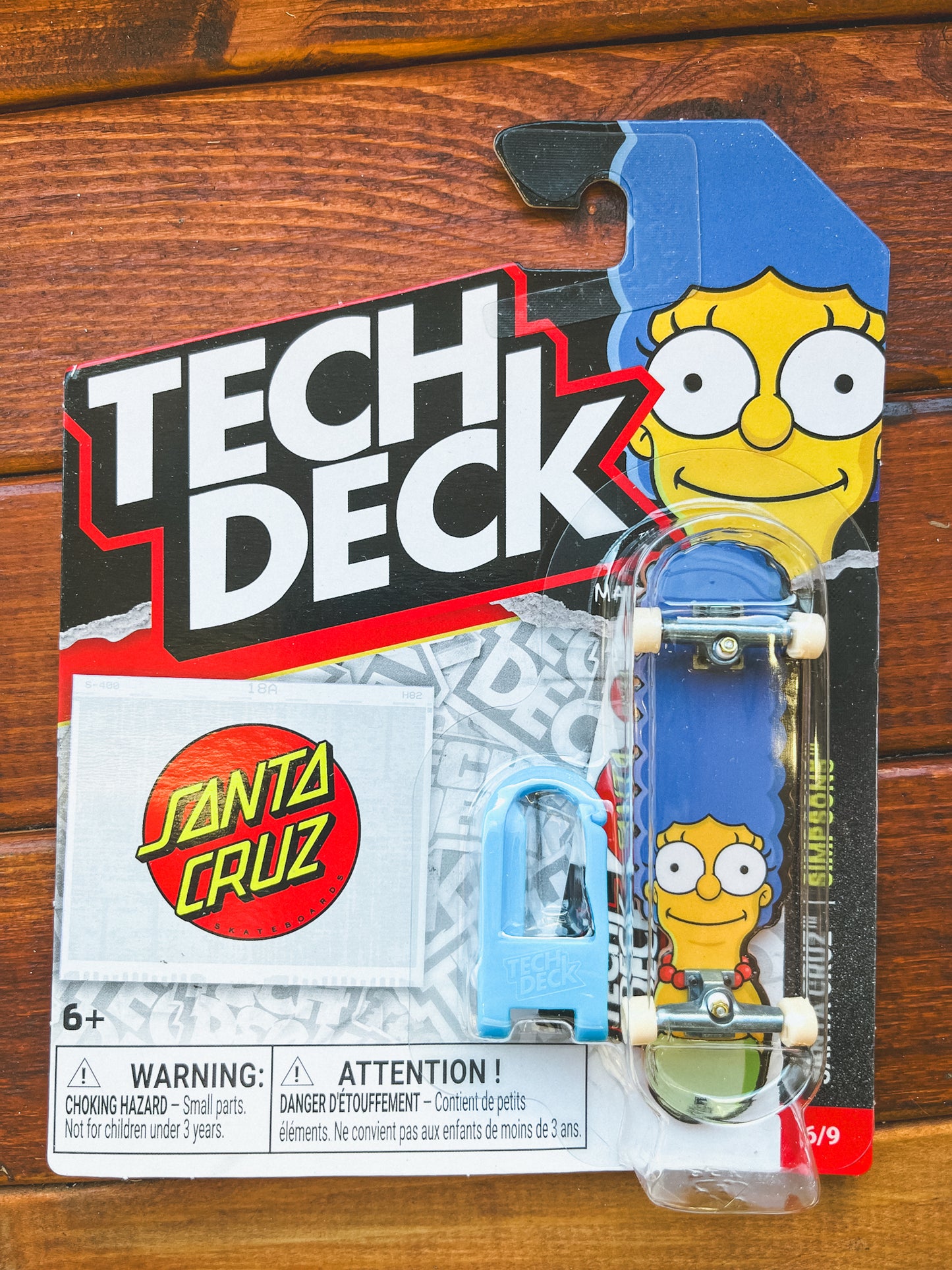 Tech Deck 96mm Fingerboard (M52) Santa Cruz / Simpsons 6/9