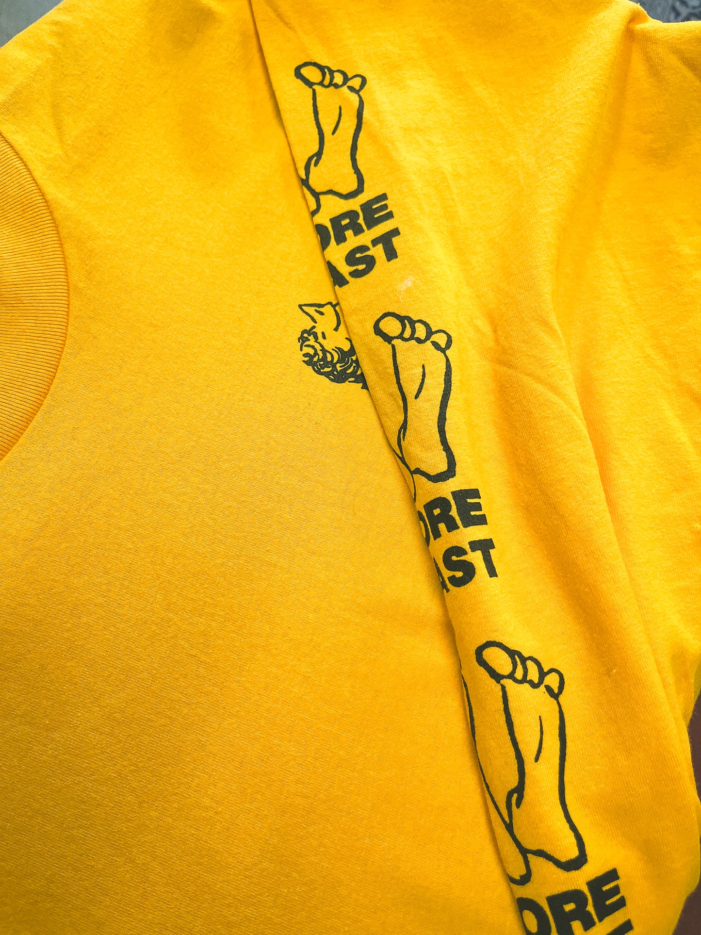 Forecast 'Sweet Dreams' Longsleeve T-Shirt Gold / White
