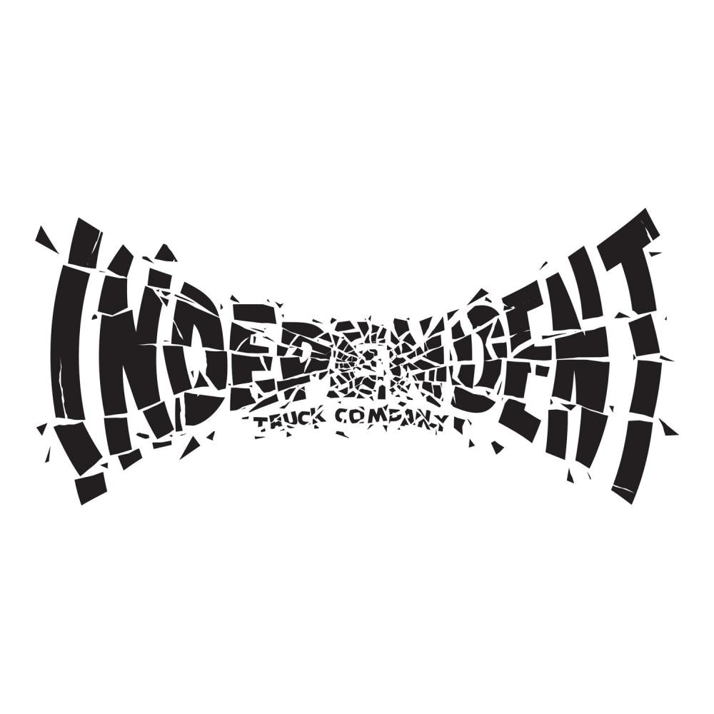 Independent Shatter Span 6' Black Sticker