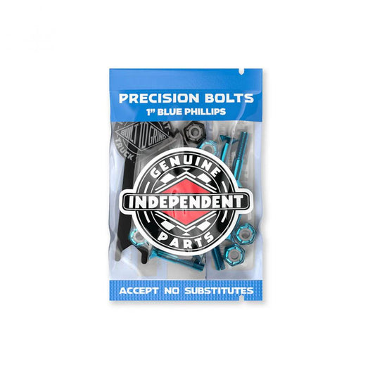 Indy Bolts Phillips (Pk 8) Black / Blue 1"