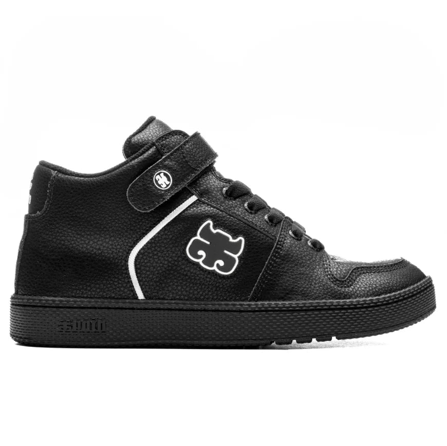 I-Path Grasshopper Black Leather Shoes