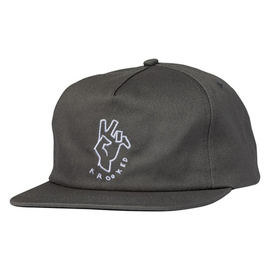 Krooked Handy Snapback Charcoal