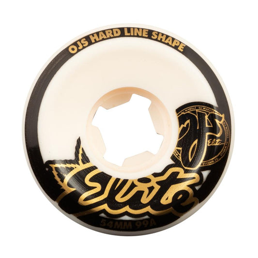 OJ Elite Wheels Elite Hard line 99a White 54mm