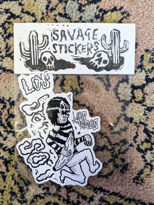 Los Savages Sticker Pack