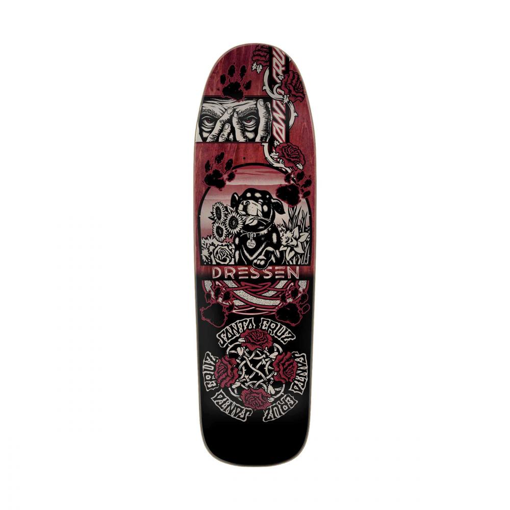 Santa CruzDressen Evo Pro Black / Red 9.3" Deck
