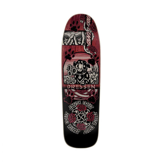 Santa CruzDressen Evo Pro Black / Red 9.3" Deck