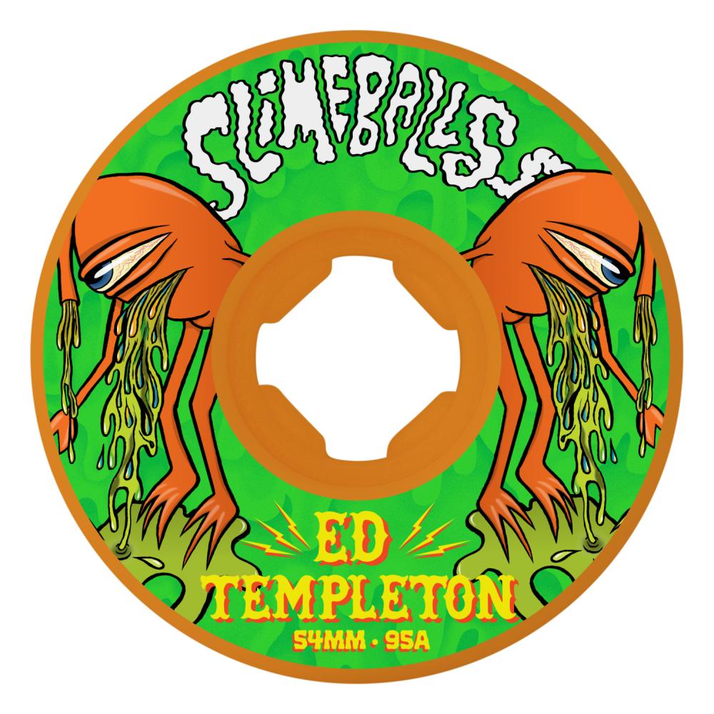 Slime Balls Wheels Ed Templeton Vomit Hardline 95a Orange 54mm