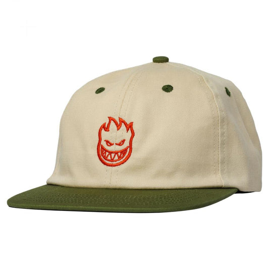 Spitfire Lil Bighead Natural / Olive / Red Snapback Cap