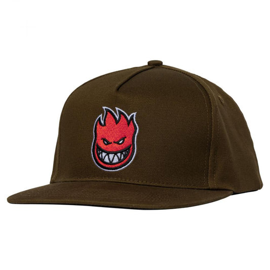 Spitfire Wheels Bighead Fill	Brown/ Red Snapback Cap