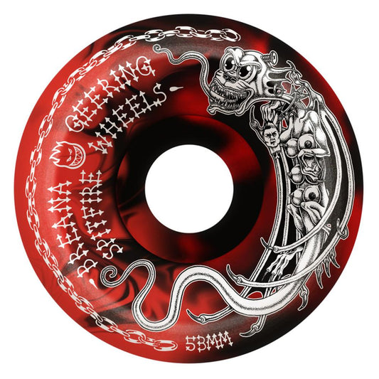 Spitfire Formula Four Breana Tormentor Conical F 99 Black / Red 53mm Wheels