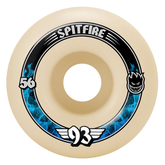 Spitfire Formula Four 93a Radials Soft Slider White 56mm Wheels