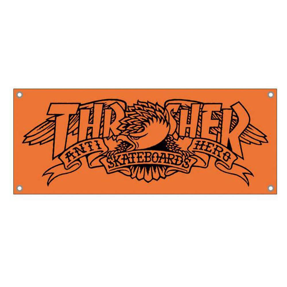 Thrasher X Antihero Banner Orange