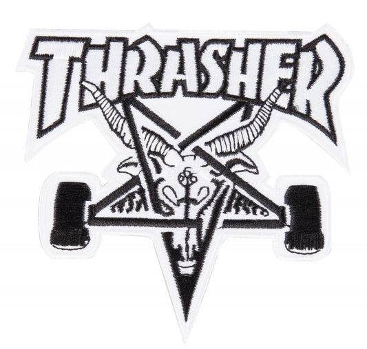Thrasher Patch Skategoat White / Black