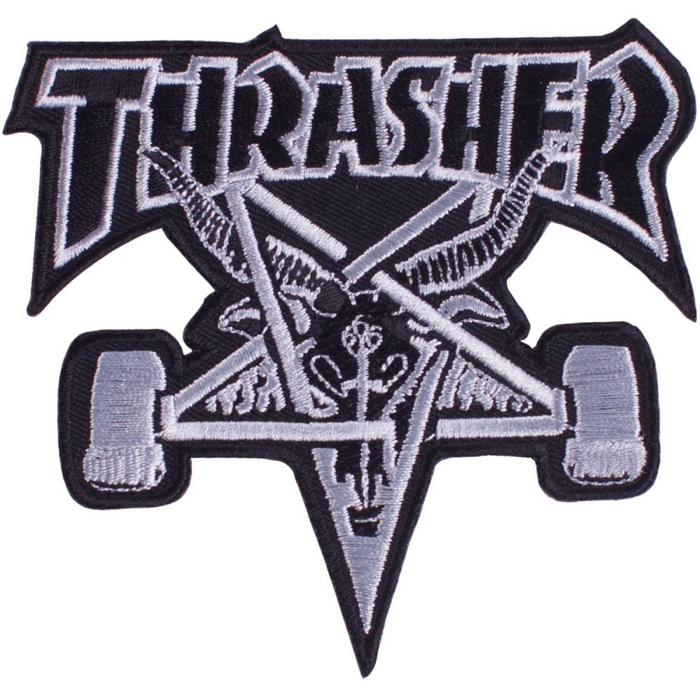 Thrasher Patch Skategoat Black / Silver