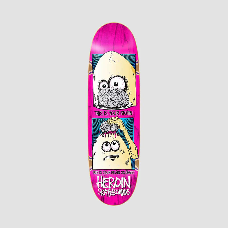 Heroin Your Brain on Eggs 9.5" Egg Deck