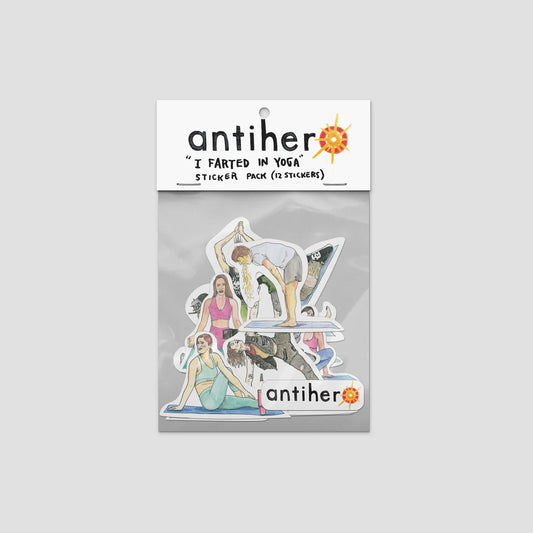 Anti Hero 'I Farted in Yoga'Sticker Pack