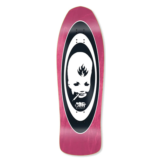 Black Label Skateboards Thumbhead Oval 12XU Shape 10" Deck