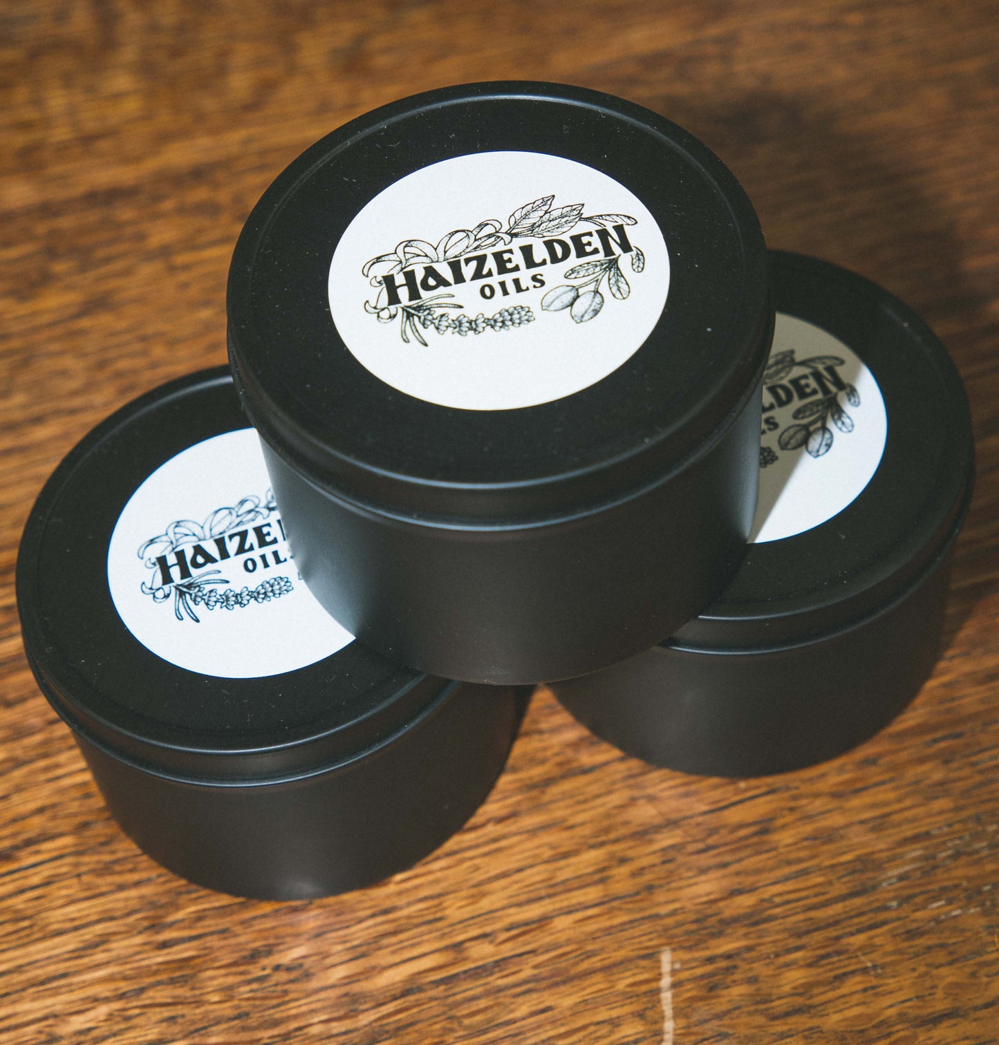 Haizelden Oils Candles (Black Tin) Citronella & Lemongrass