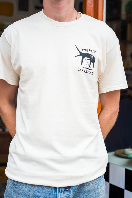 Dogpiss Magazine / Delta Mojo Natural / Black T-shirt