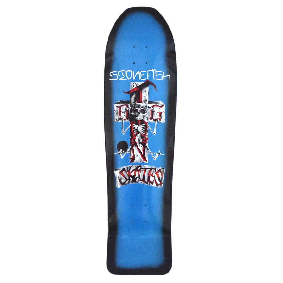 Dogtown Stonefish Longboard Deck Orange / Black Fade - 9.5" x 35.2"