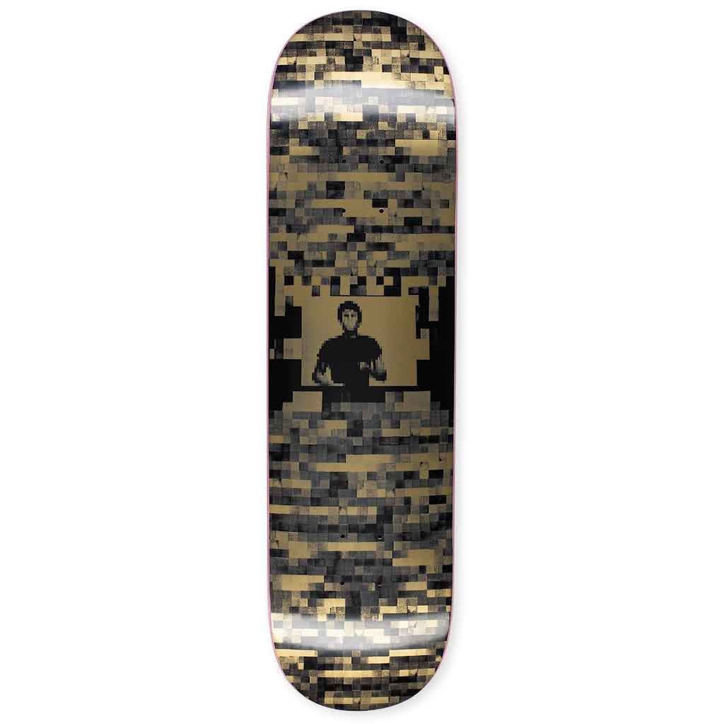 Hockey Blockman (Gold) 8.38" Deck