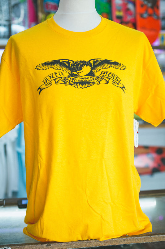Anti Hero T Shirt Basic Eagle Gold/Black