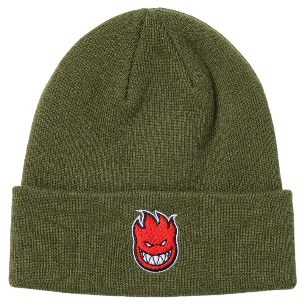 Spitfire Wheesl Bighead Fill Beanie (Olive/Red)