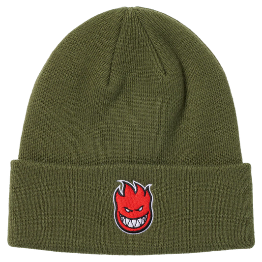 Spitfire Wheesl Bighead Fill Beanie (Olive/Red)