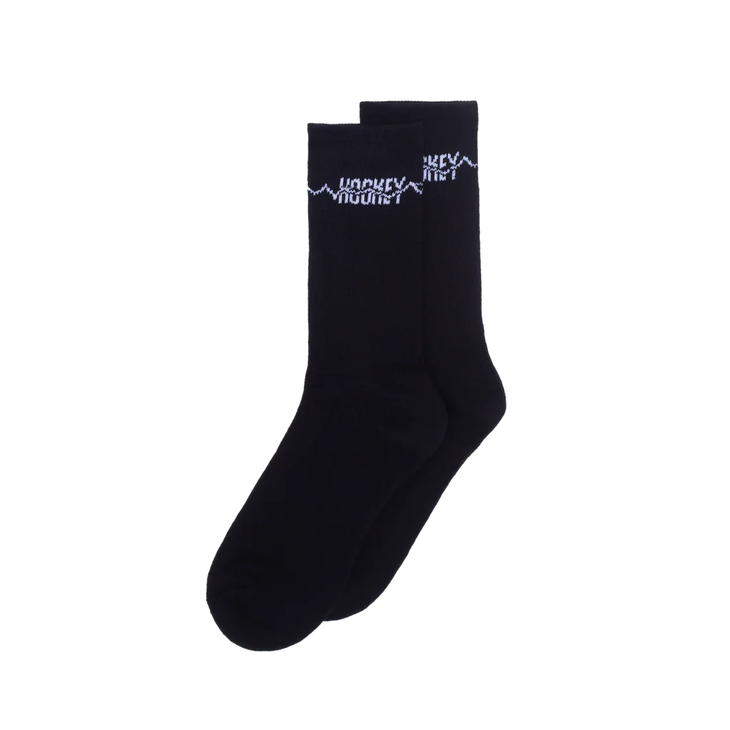 Hockey Tear Black Sock