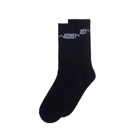 Hockey Tear Black Sock