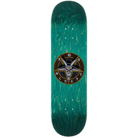 101 Adam  Mcnatt 'Star Of Satan' Ht Deck Green 8.5"