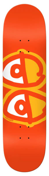 Krooked Eyes Deck (Orange) 8.25" Deck