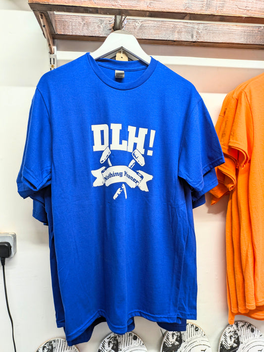 DLH 'Judge' Blue / White T-Shirt