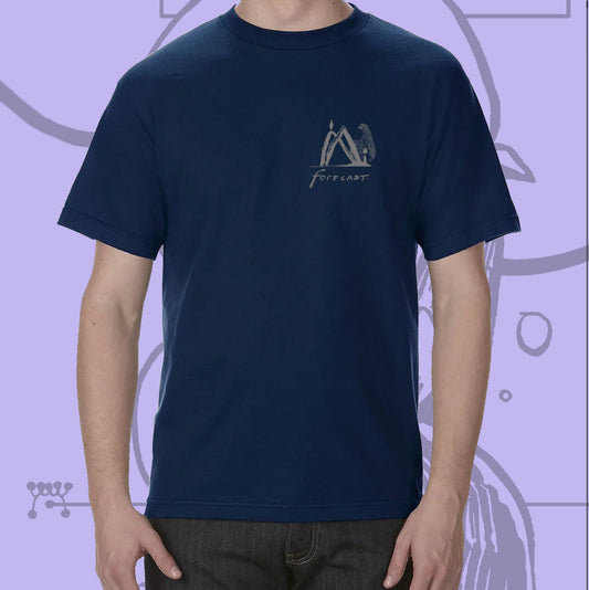 Forecast 'Chronoflow' Navy/Grey T-Shirt