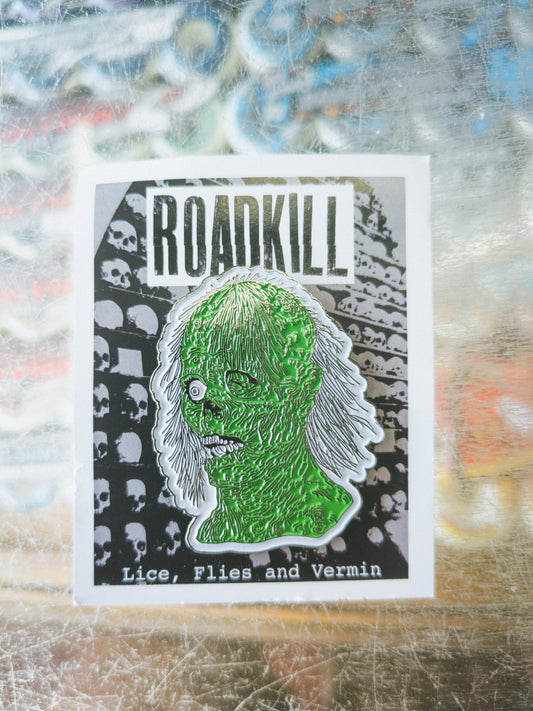 RoadKill Zombie Enamel Pin Badge