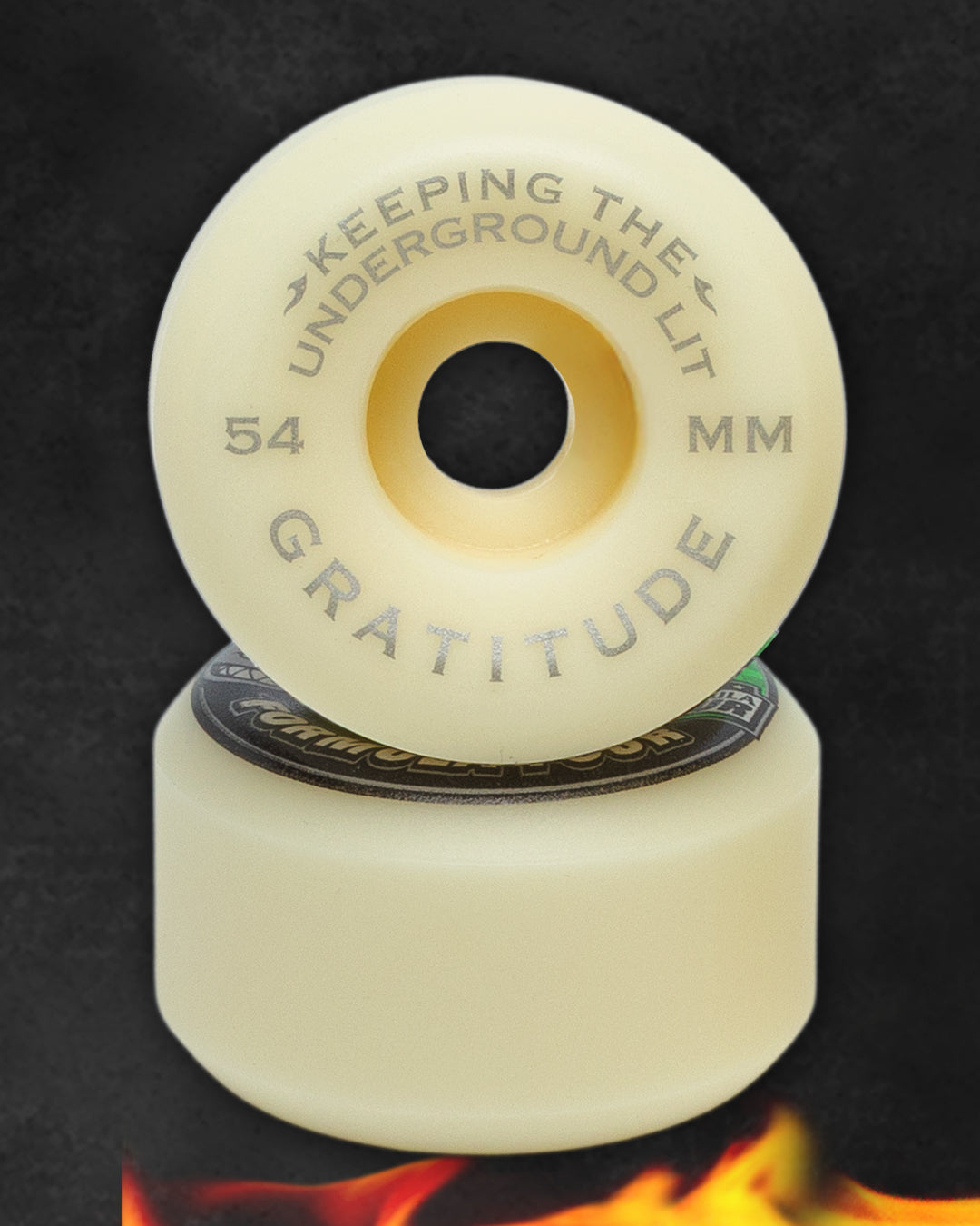 Spitfire Wheels / Gratitude Skateshop Formula Four 54mm 99a Conical Full Wheels