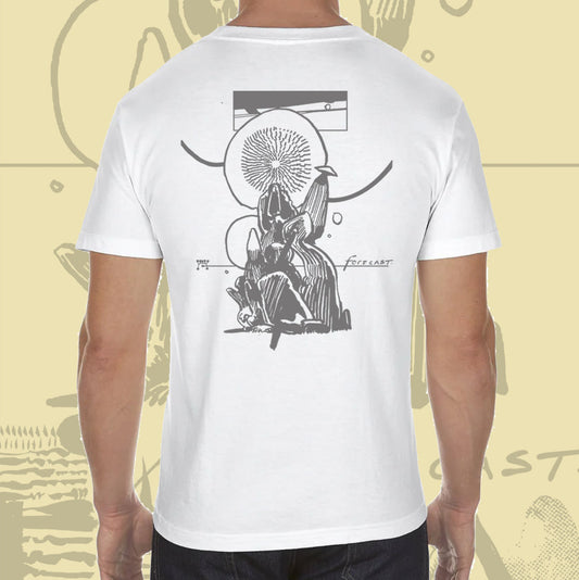 Forecast 'Chronoflow' White/Grey T-Shirt