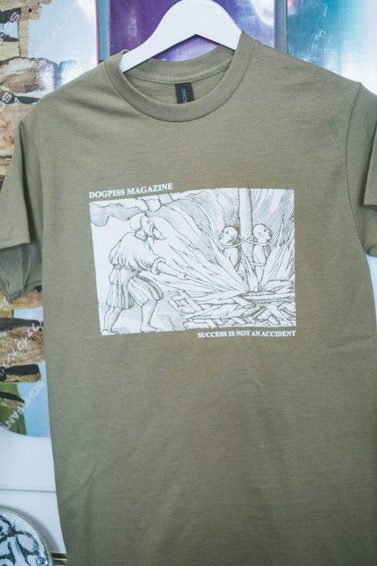 Dogpiss Magazine 'Success is Not Accident' Praire Dust T-Shirt