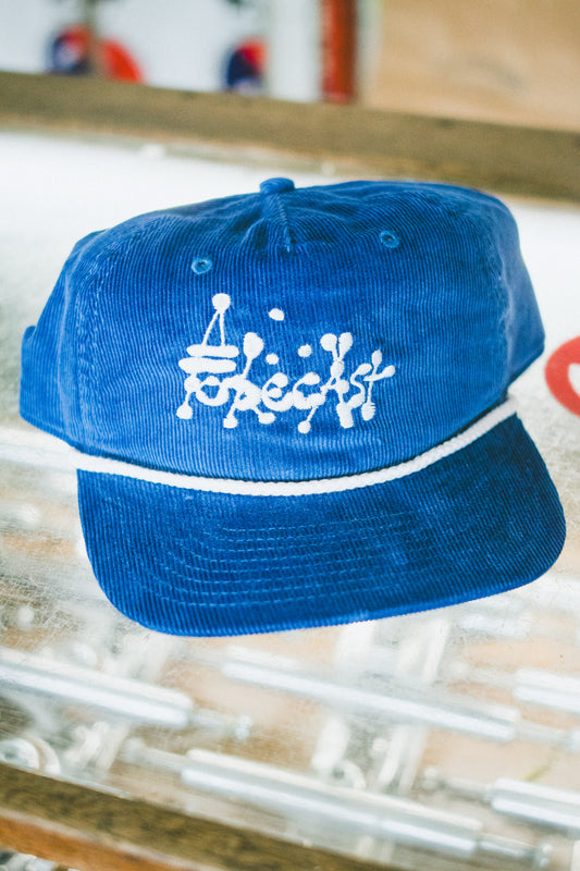 Forecast Blue /White Cord Snapback Cap