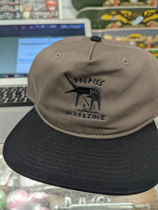 Dogpiss Magazine Delta Mojo Snapback Cap Walnut / Black