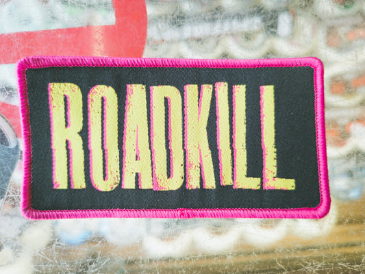 RoadKill Pink Logo Patch